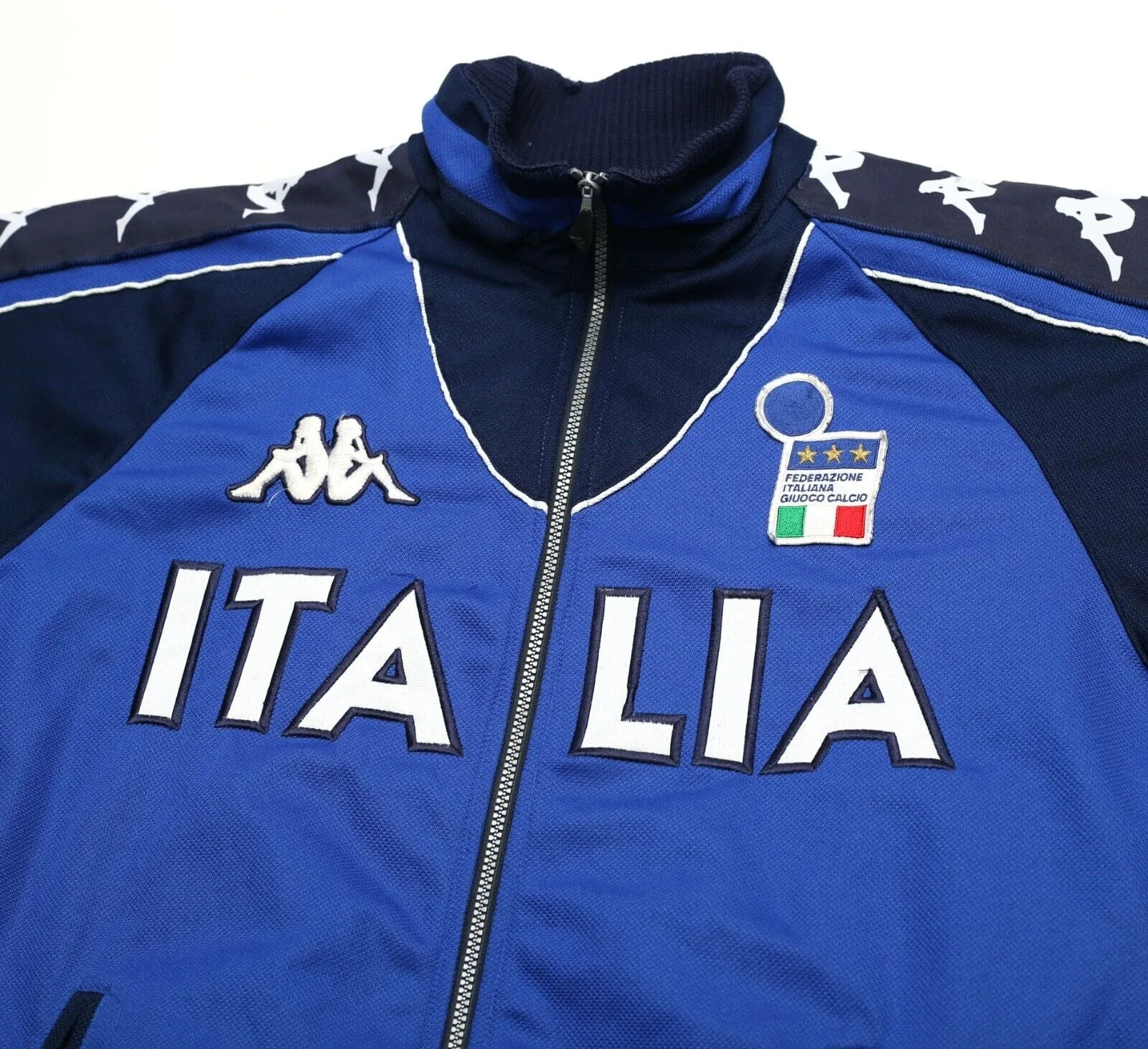 2000/01 ITALY Vintage Kappa Football Presentation Track Top Jacket (XXL)