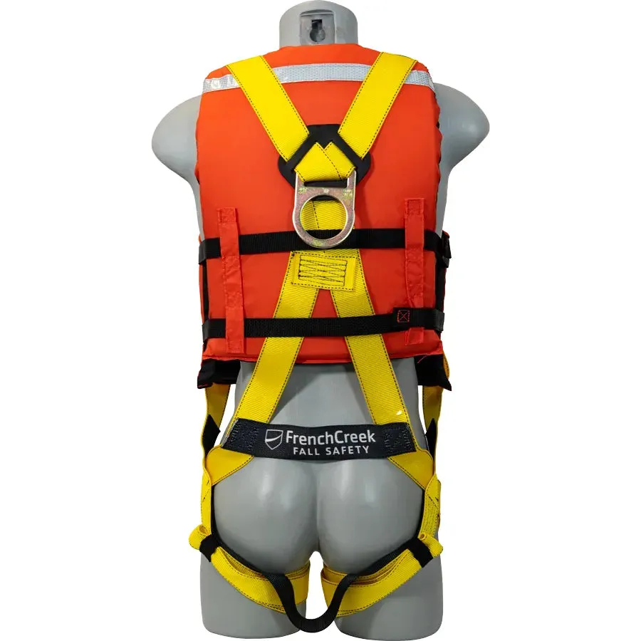 631LJ - Lightweight Full Body Harness with Built-In Life Jacket