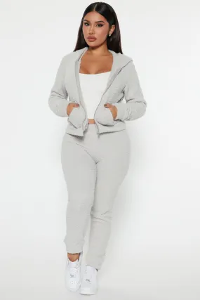 Always Extra Cozy Pant Set - Grey