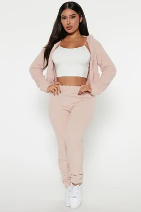 Always Extra Cozy Pant Set - Mauve