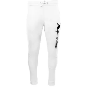 Aquascutum White Logo Sweat Pants