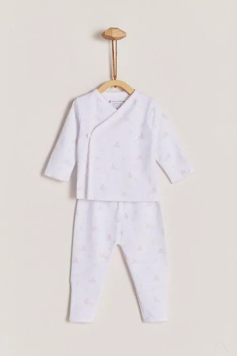 Babycottons Little Bunny Kimono & Pants Set