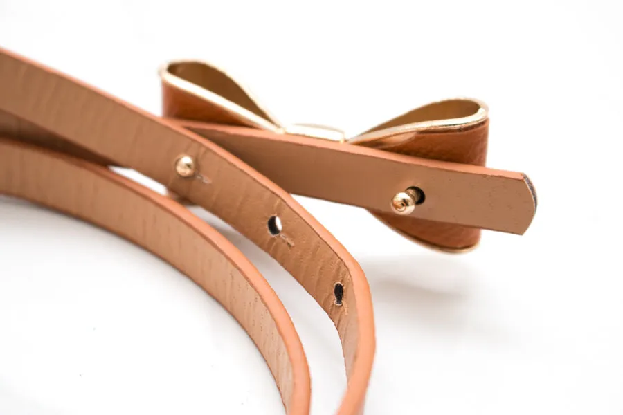 Bow Skinny Belt