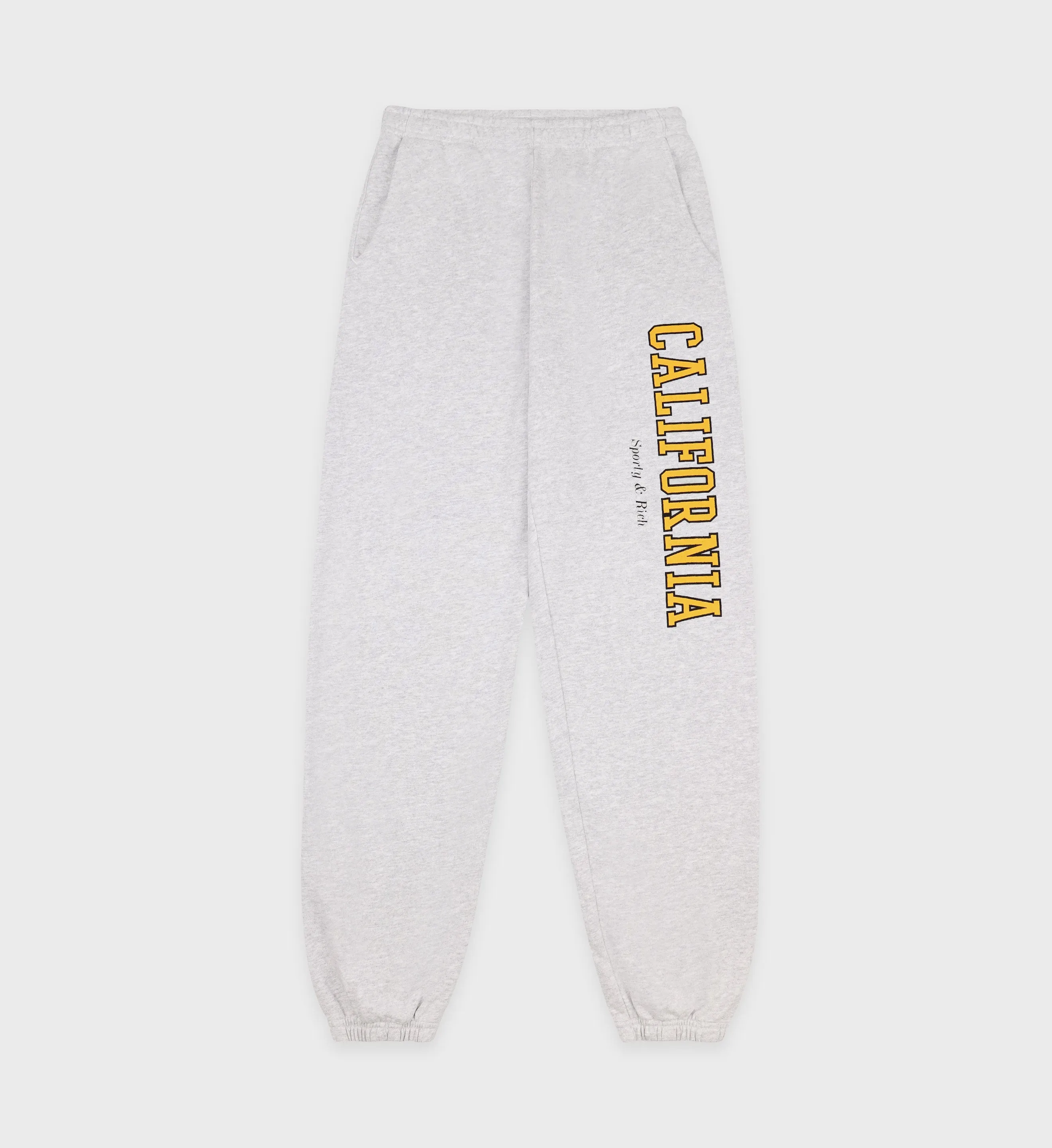 California Sweatpant - Heather Gray/Gold