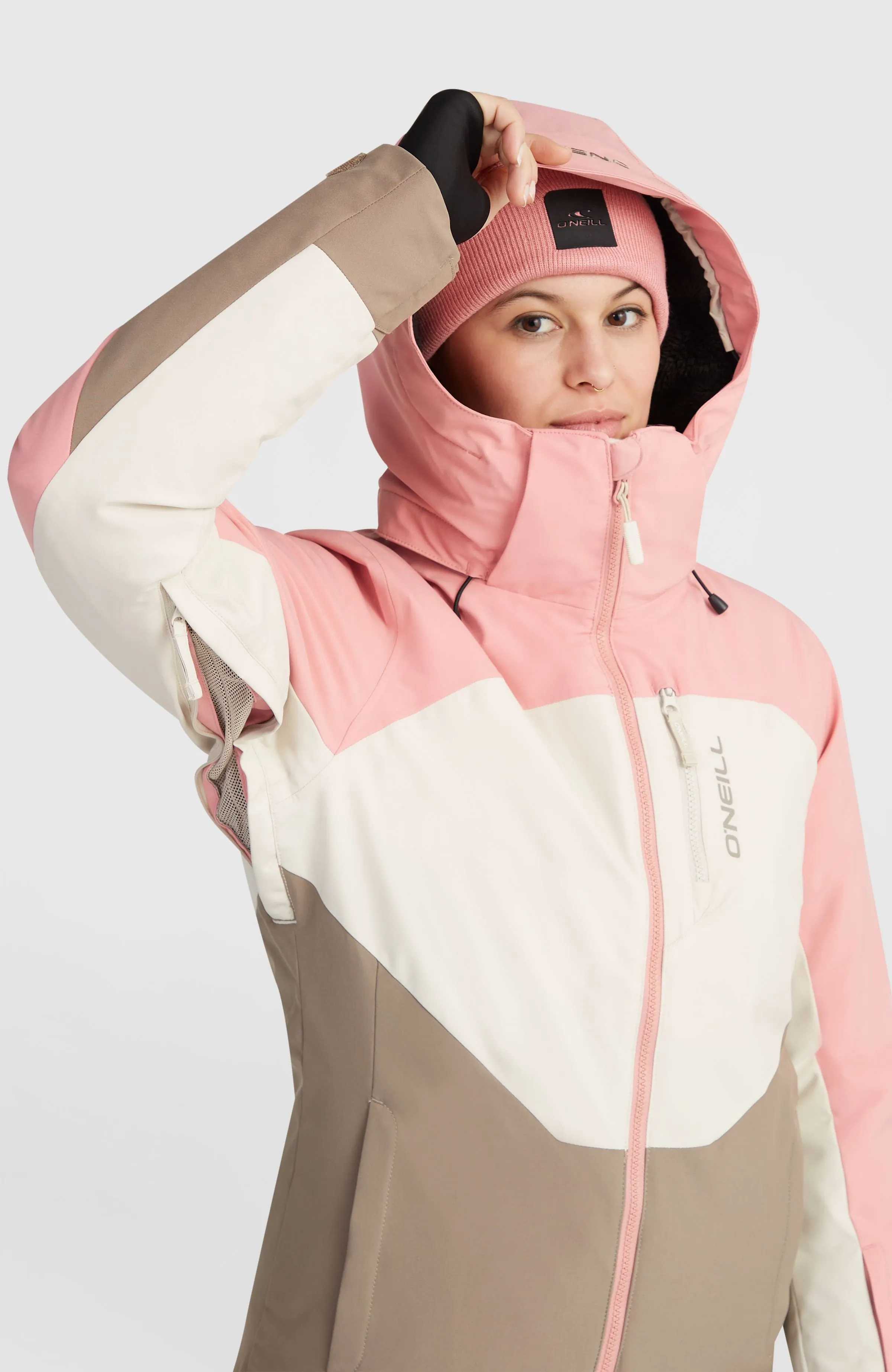 Carbonite Snow Jacket | Genuine Pink Colour Block