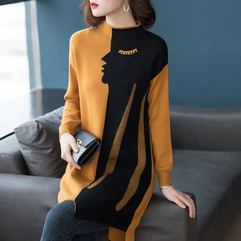 casual sexy women Dress female party Dress sweater