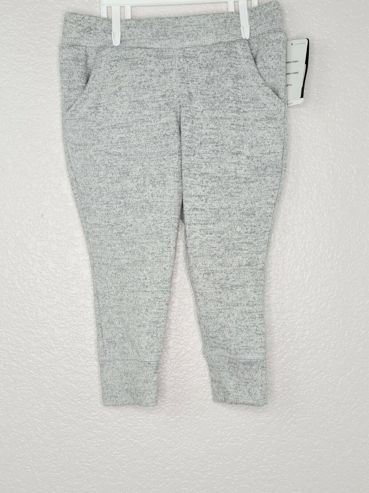 Champion C9 Girls Gray Heather Breathable Fabric Stretch Jogger Sweatpants