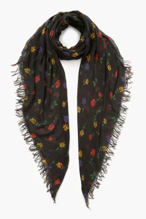 Chan Luu Floral Print Scarf