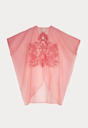 Choice Organza Kimono Jacket Pink