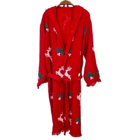 Christmas Design Muslin Kimono