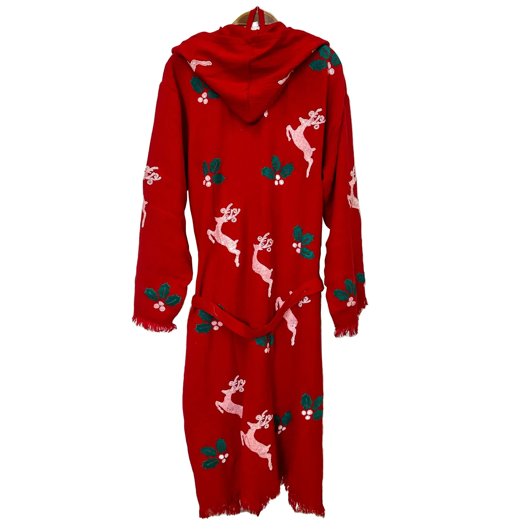 Christmas Design Muslin Kimono