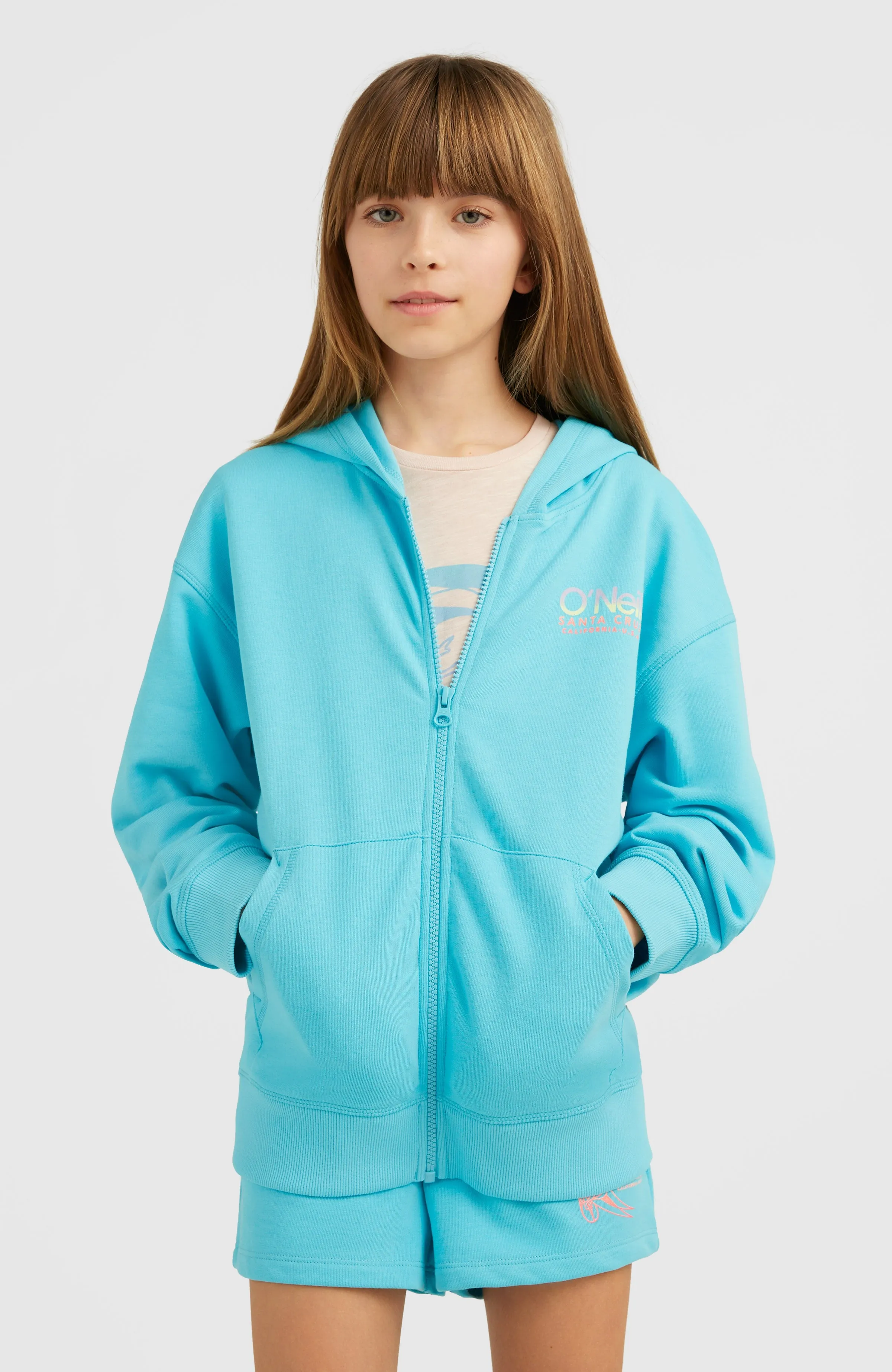 Circle Surfer Sweatshirt Jacket | Bachelor Button