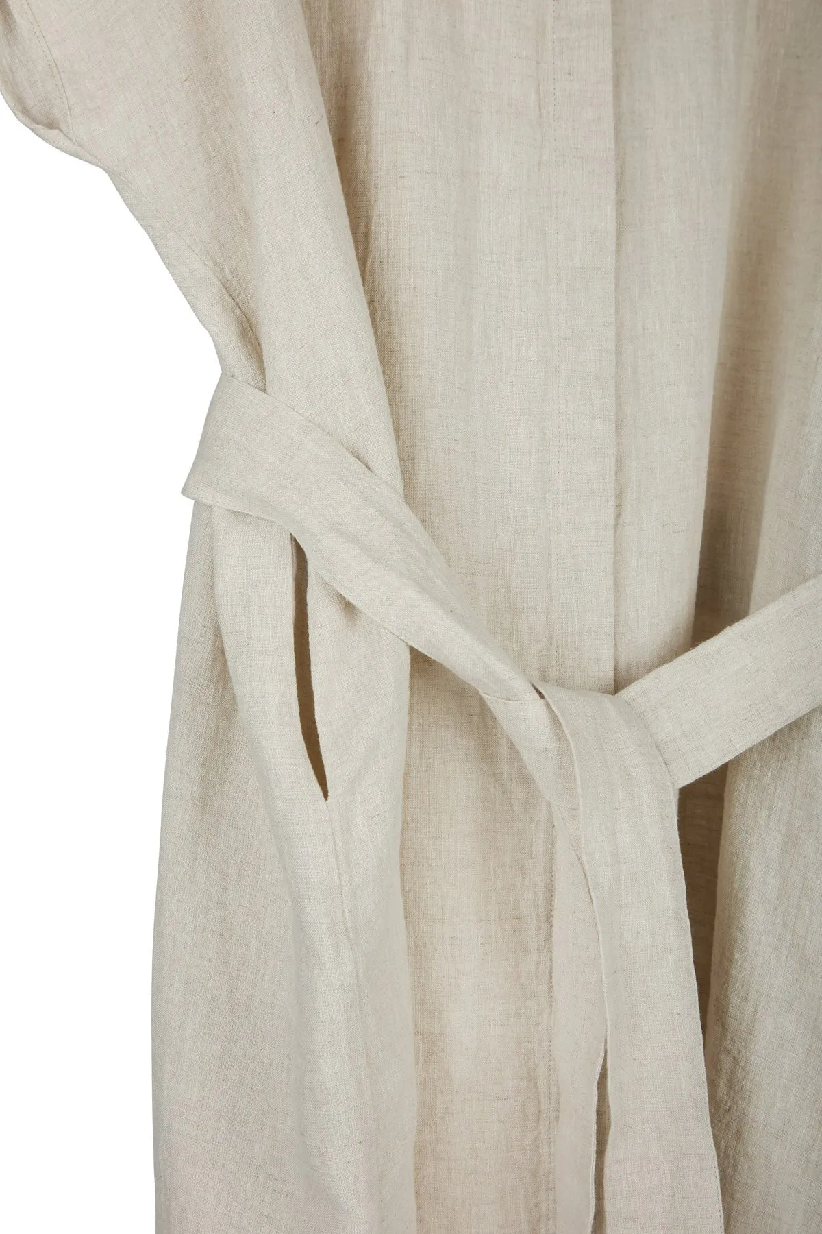 COCO LINEN SHIRTDRESS NATURAL