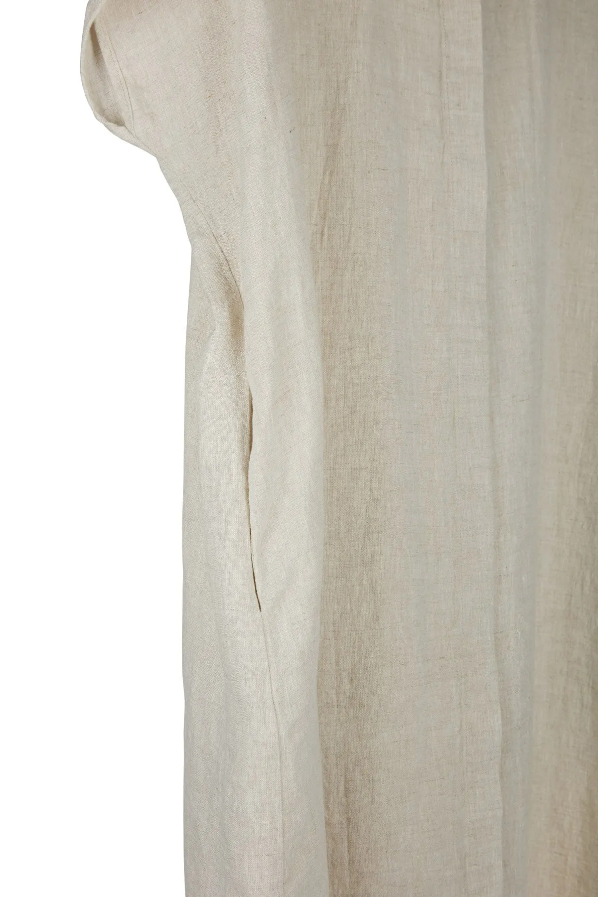 COCO LINEN SHIRTDRESS NATURAL