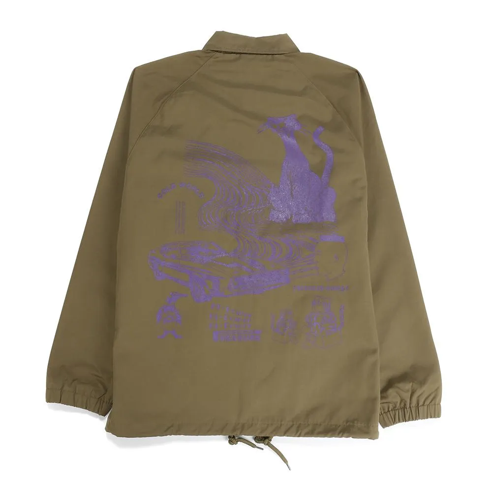 Cold World Frozen Goods Hi Power Coaches Jacket / Olive