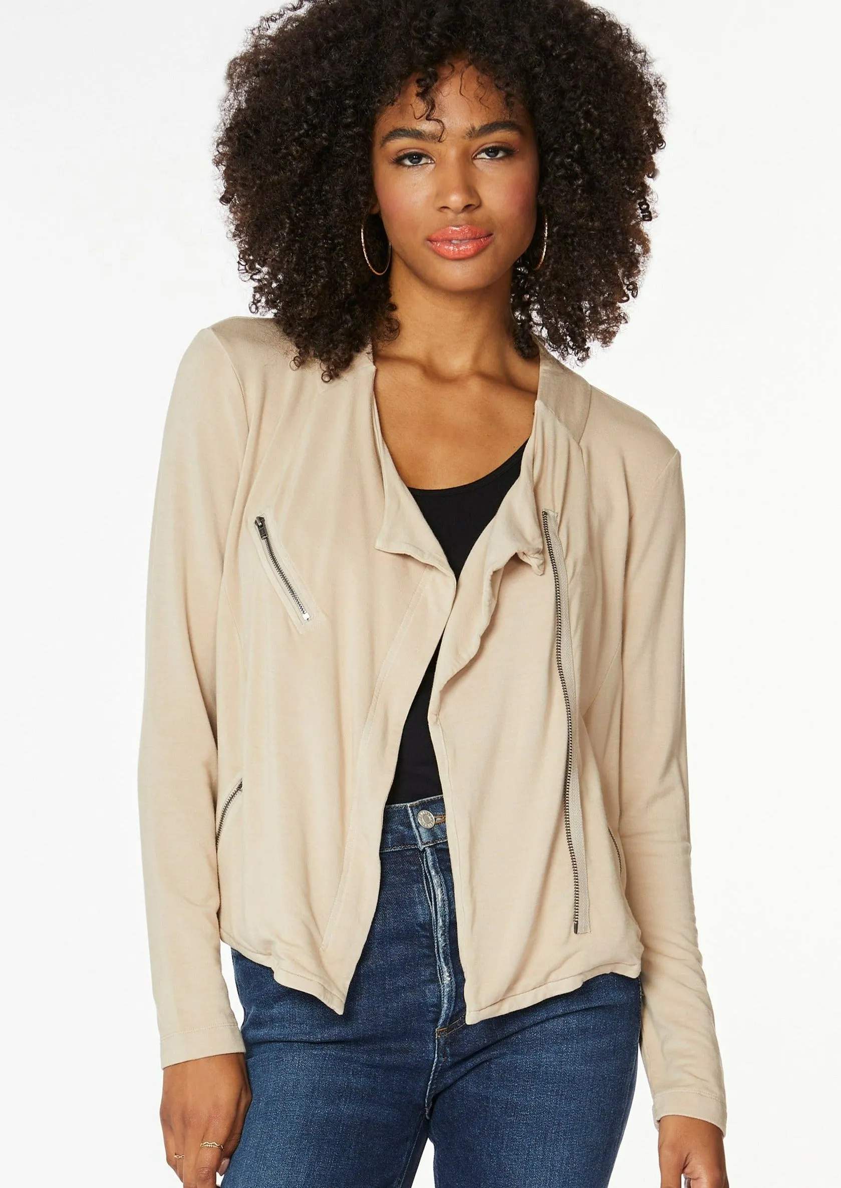 Collar Jacket - Sandy