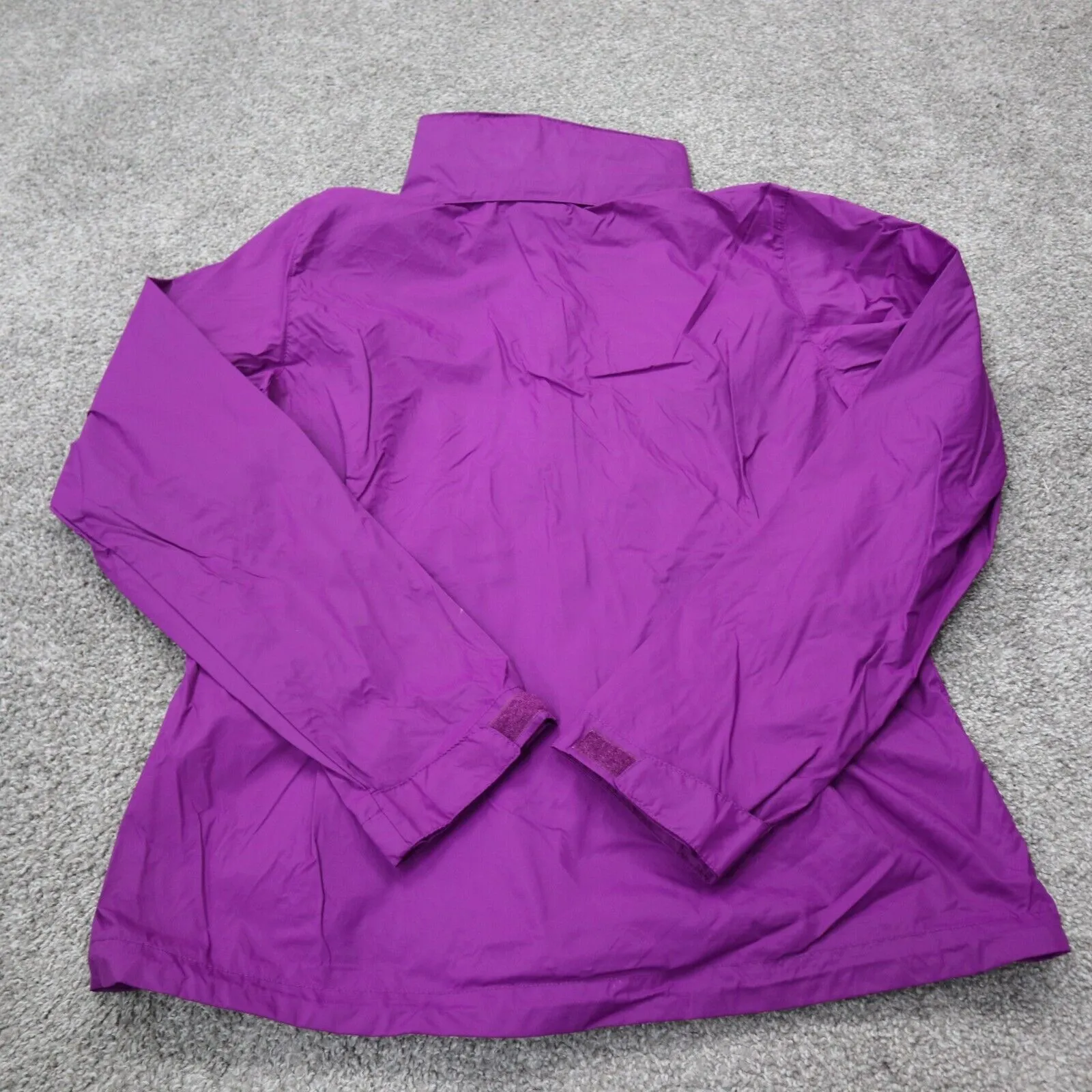 Columbia Sportswear Mens Windbreaker Jacket Full Zip Long Sleeve Purple SZ 23.5L