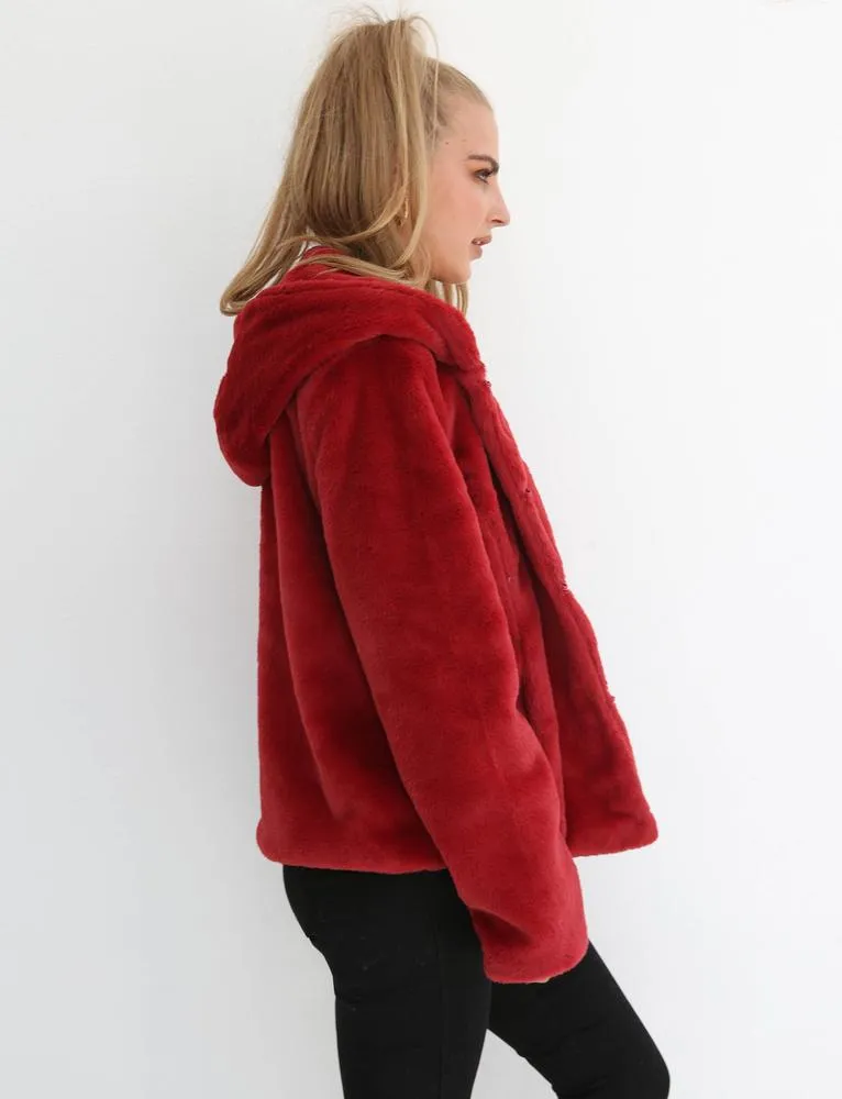 Cosy Bee Jacket - Red