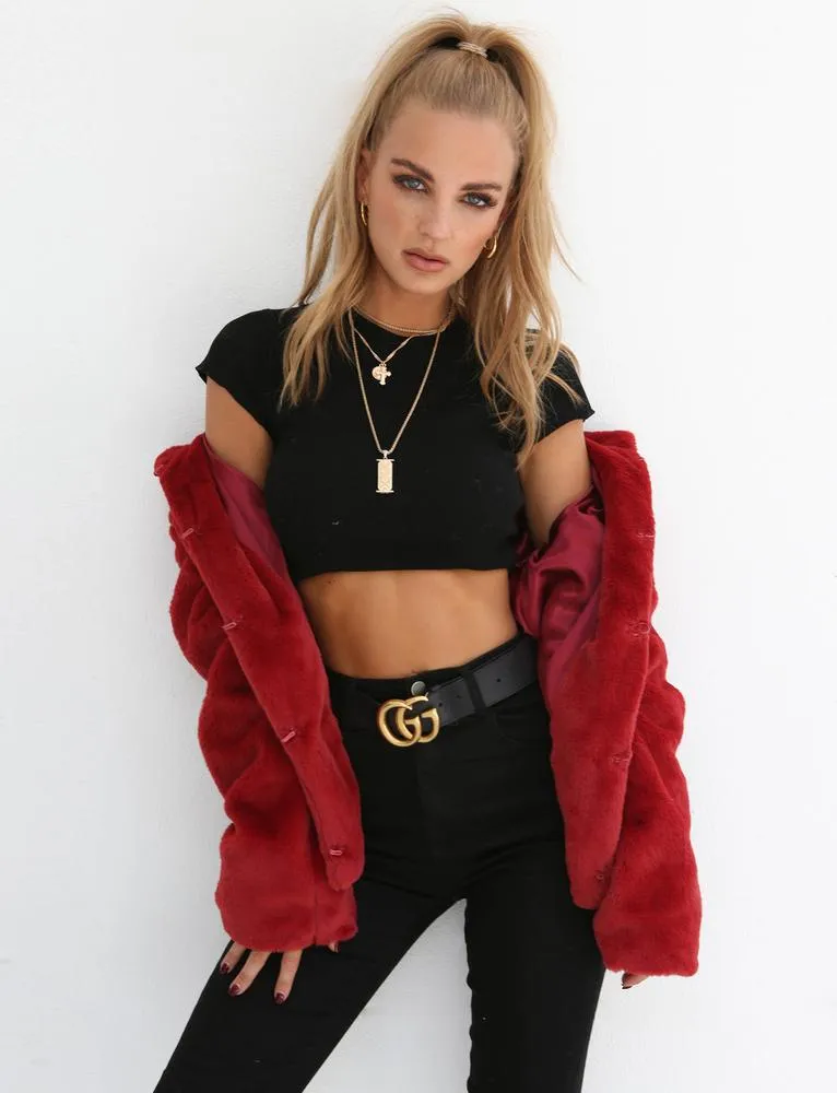 Cosy Bee Jacket - Red