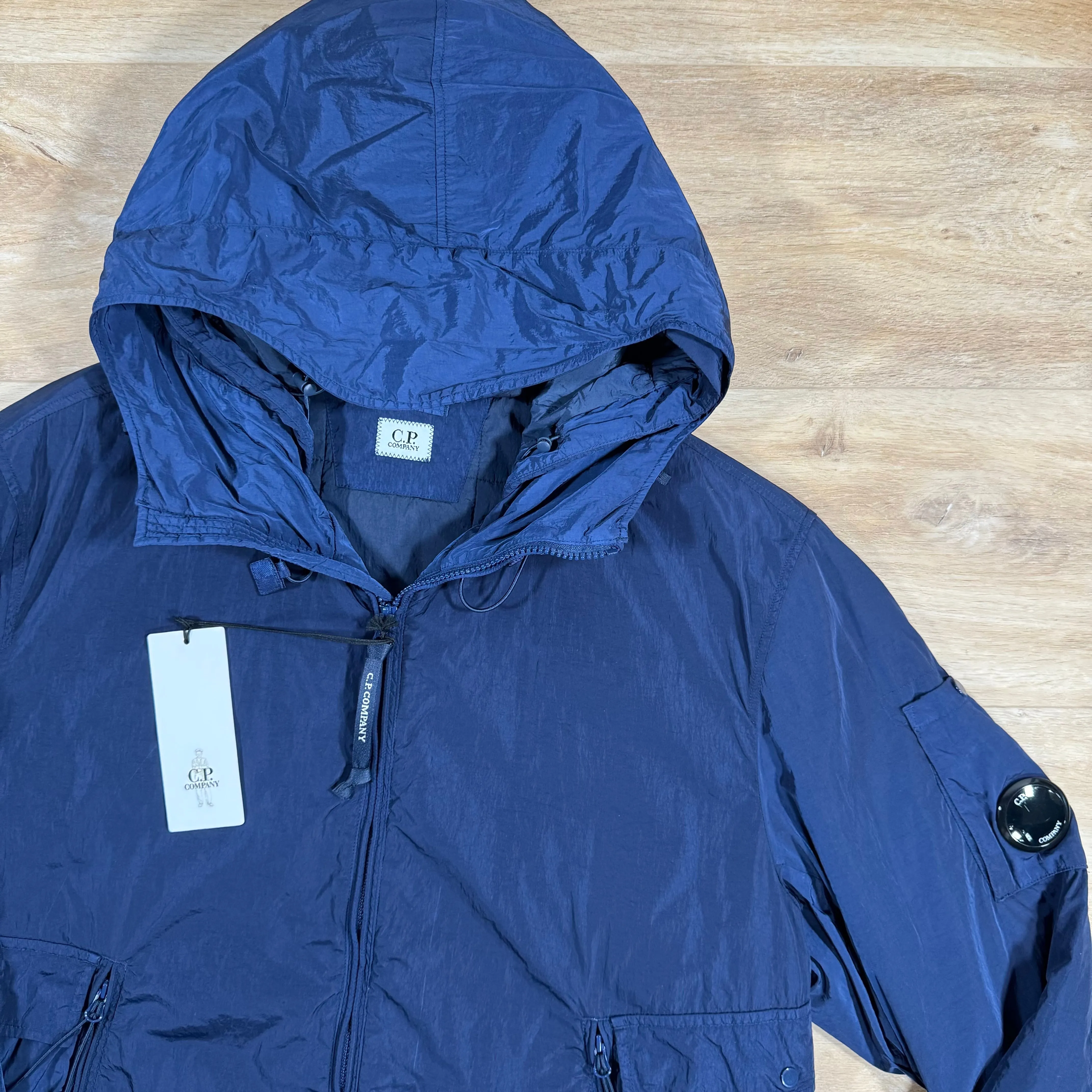 C.P. Company Chrome-R Padded Lens Jacket in Estate Blue