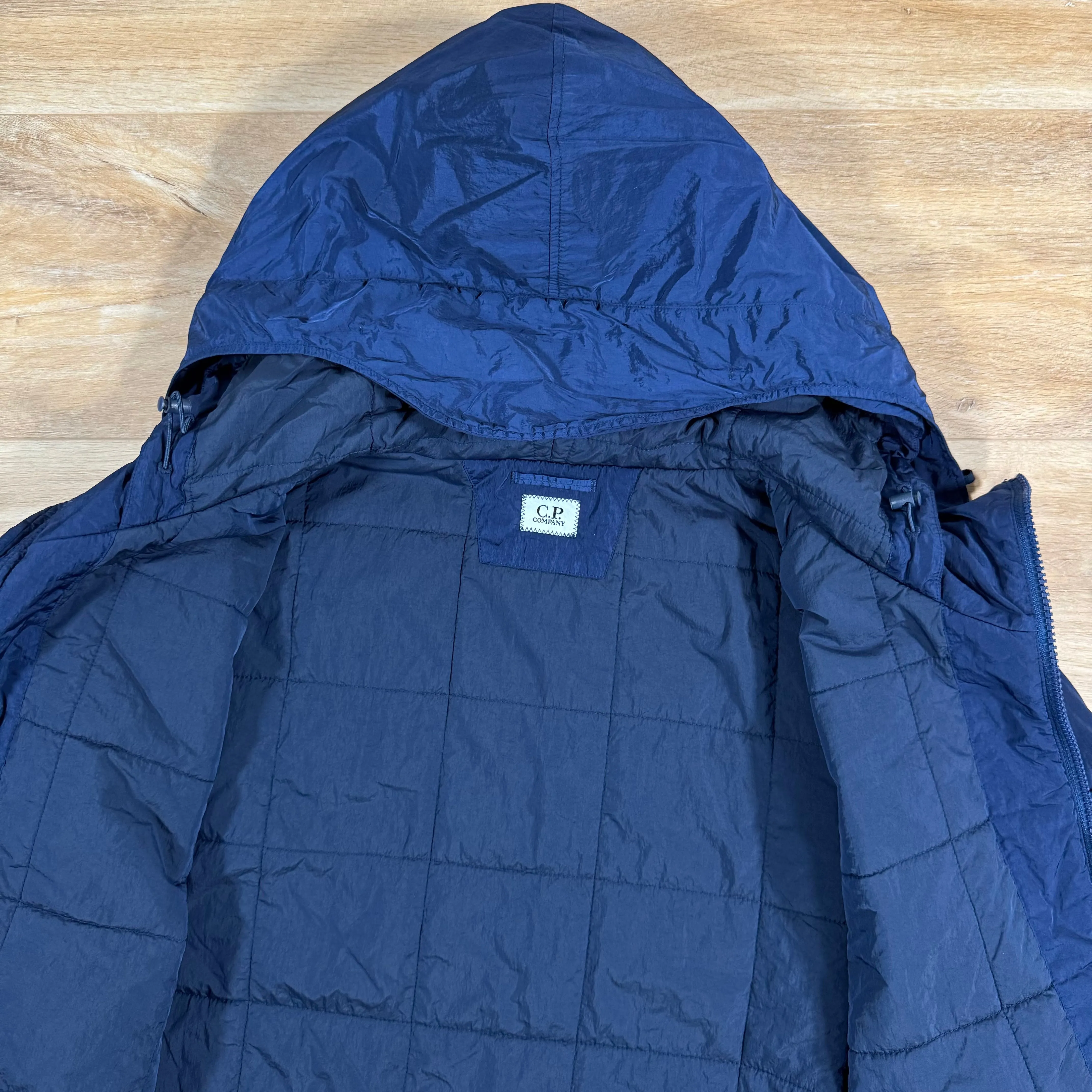 C.P. Company Chrome-R Padded Lens Jacket in Estate Blue