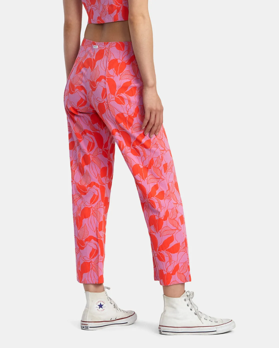 Drip High-Waisted Pants - Cyclamen