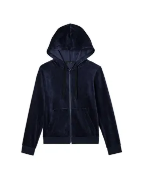 Eileen Fisher Cozy Velour Hooded Jacket