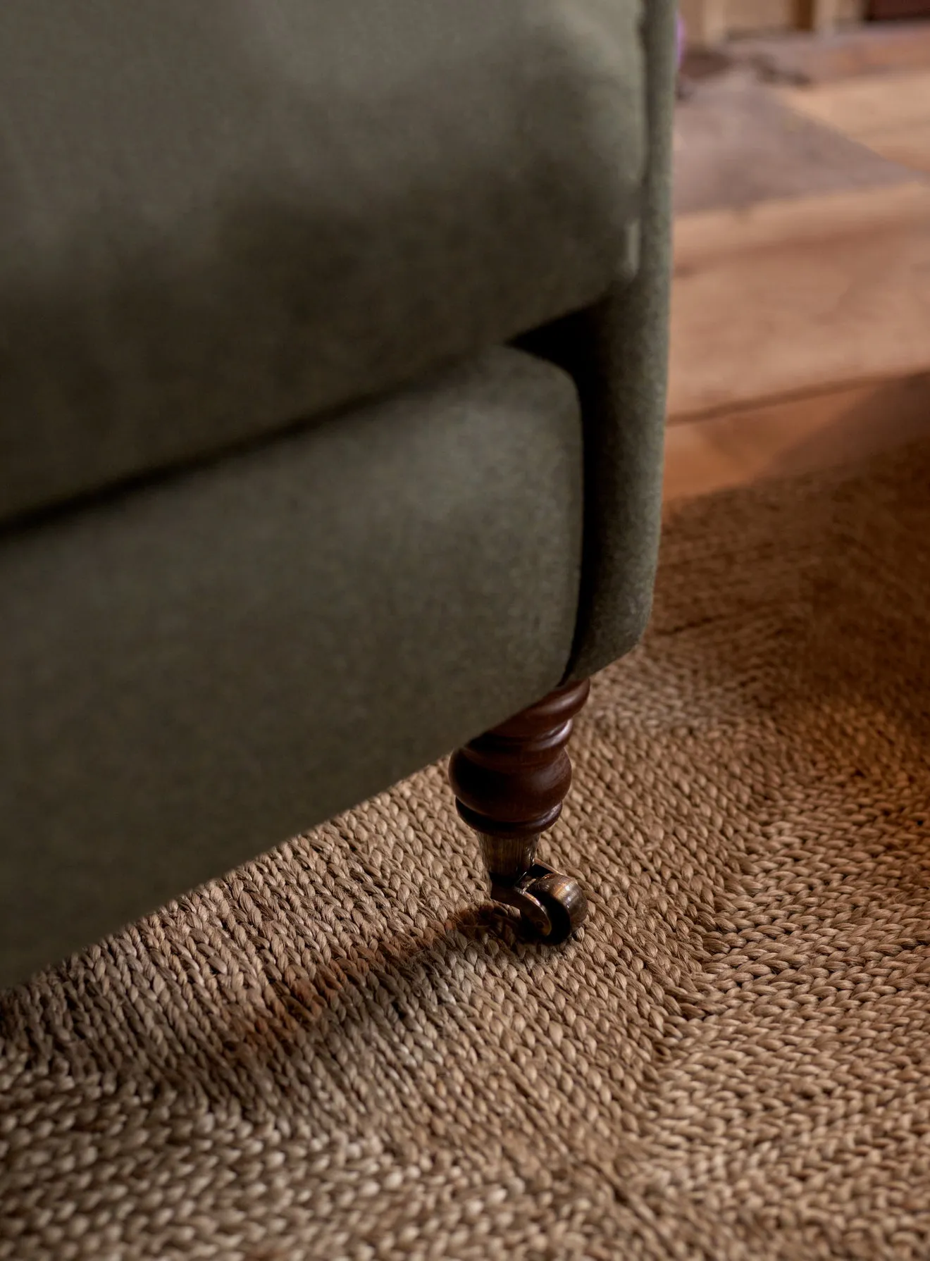 Elbert Armchair, Moss Wool