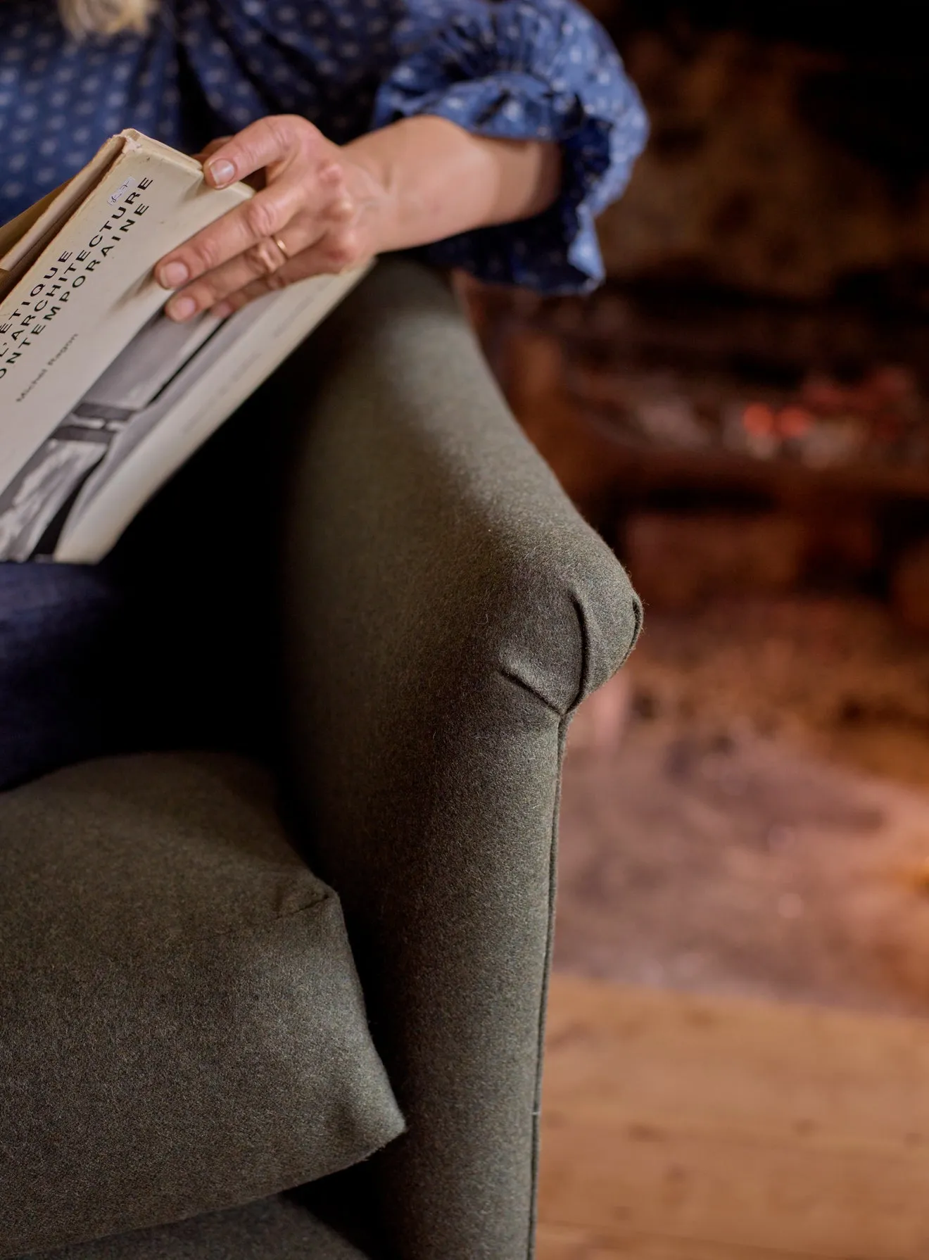 Elbert Armchair, Natural Linen