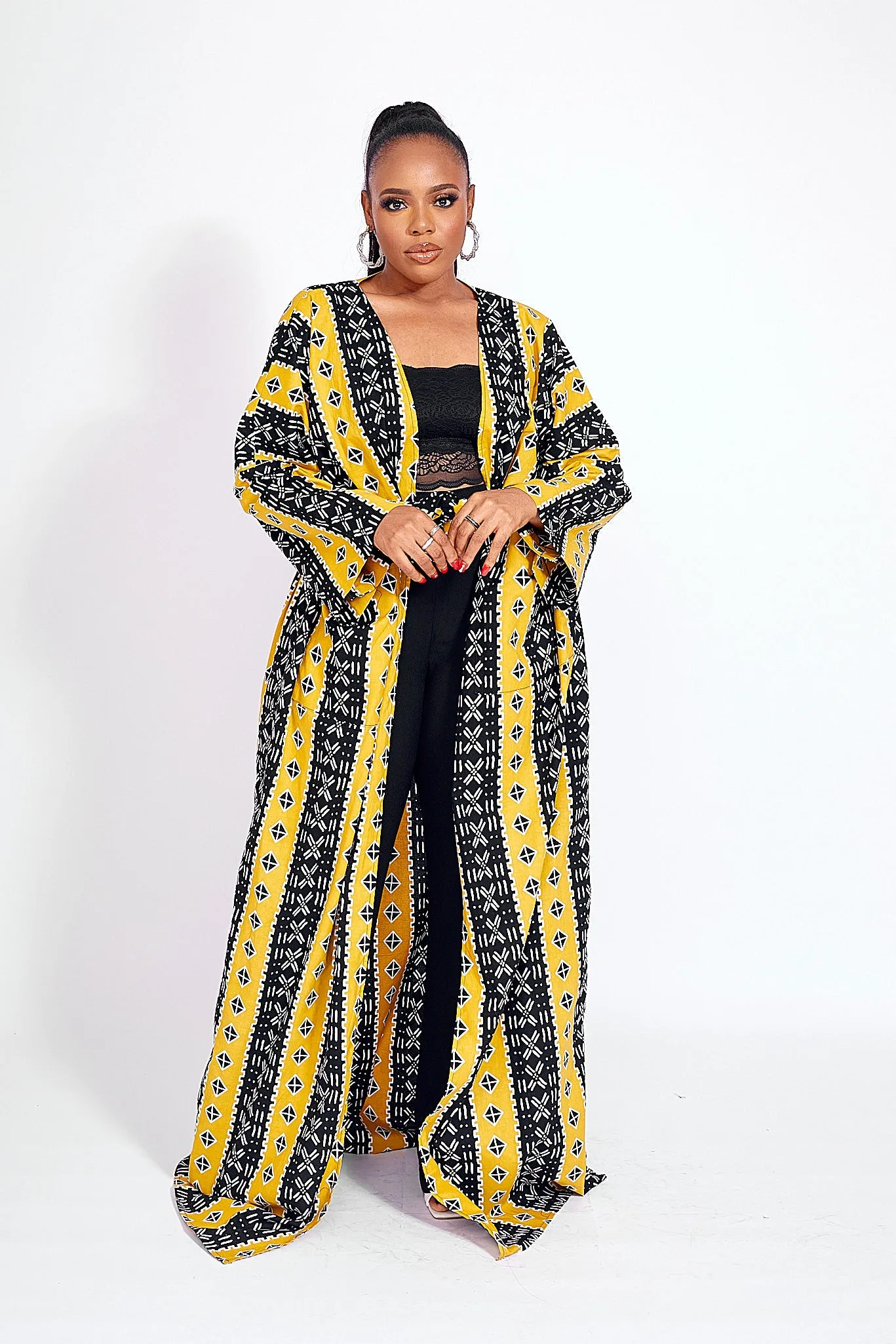 ELNA AFRICAN PRINT KIMONO