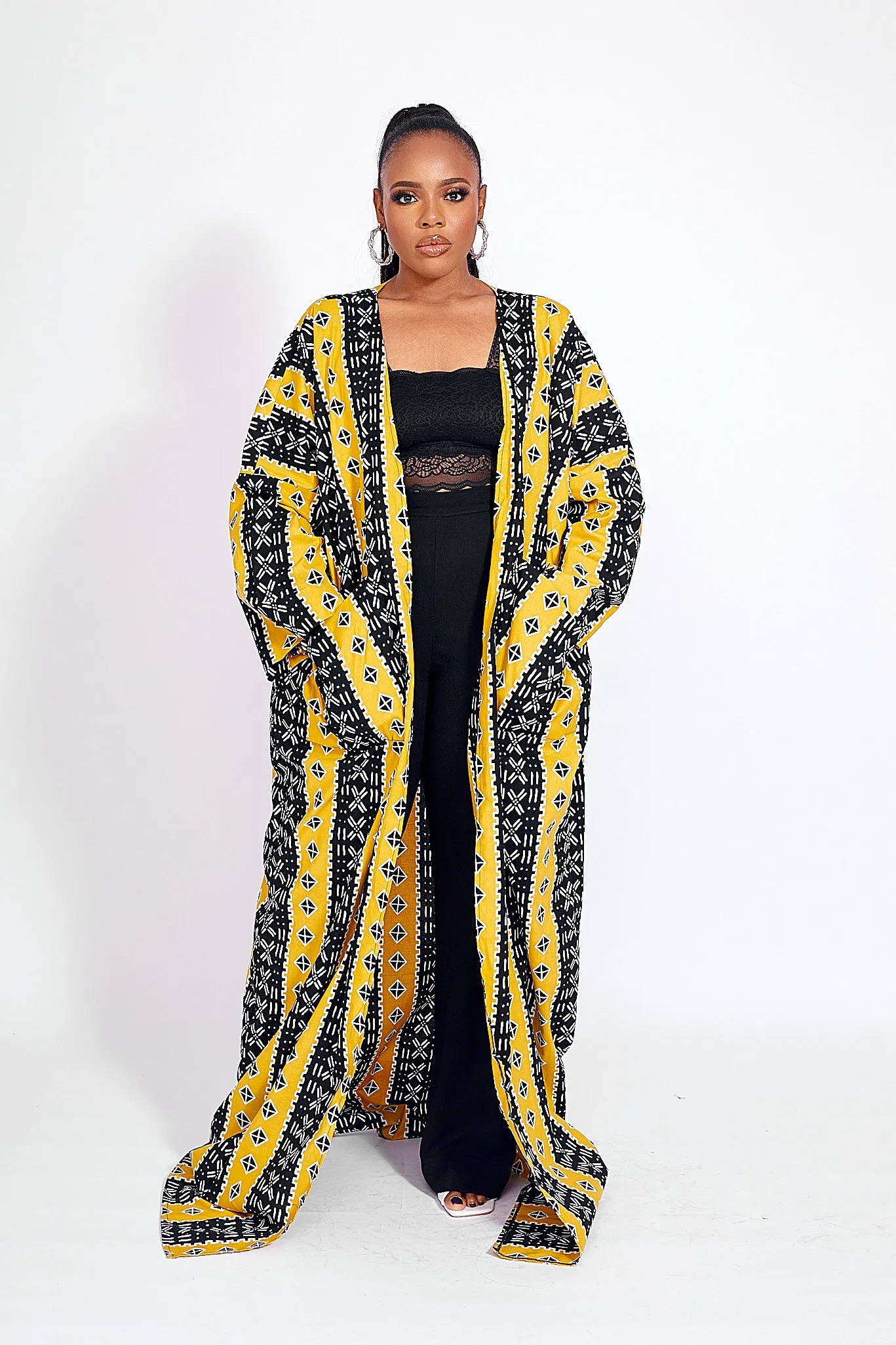 ELNA AFRICAN PRINT KIMONO