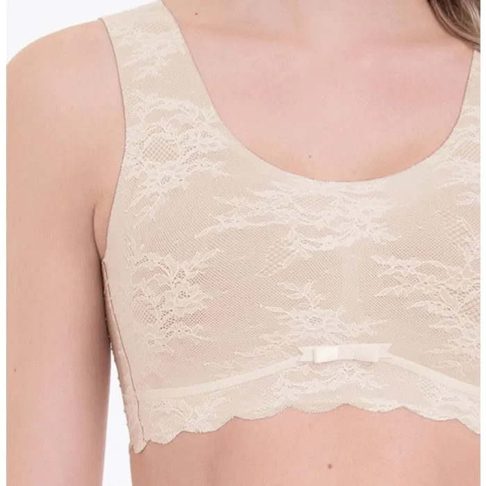 Essentials Lace Bralette in Crystal - Anita