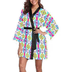 Fancy Champion Long Sleeve Satin Robe