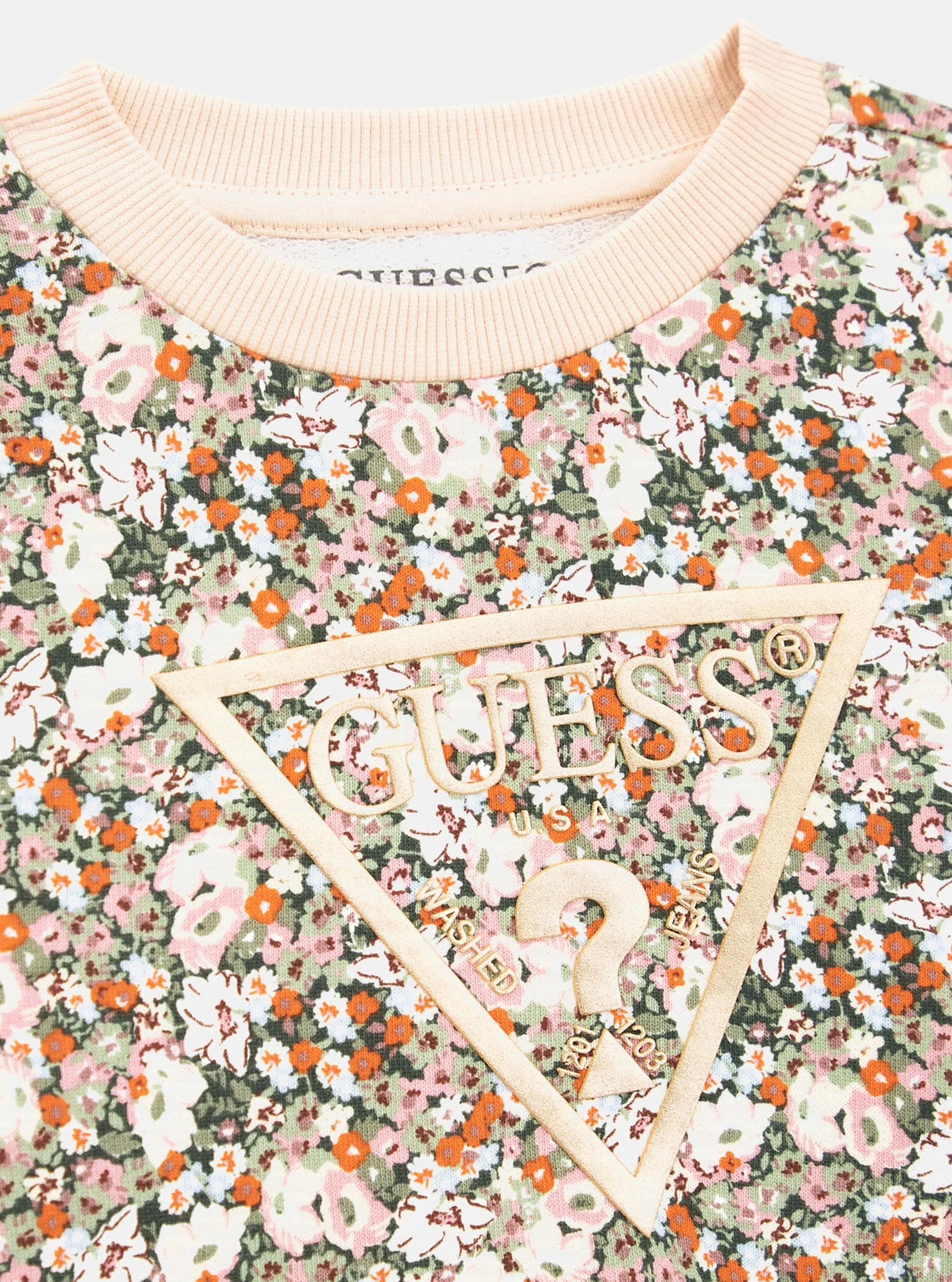 Floral Blush Logo Long Sleeve Jumper (2-7)