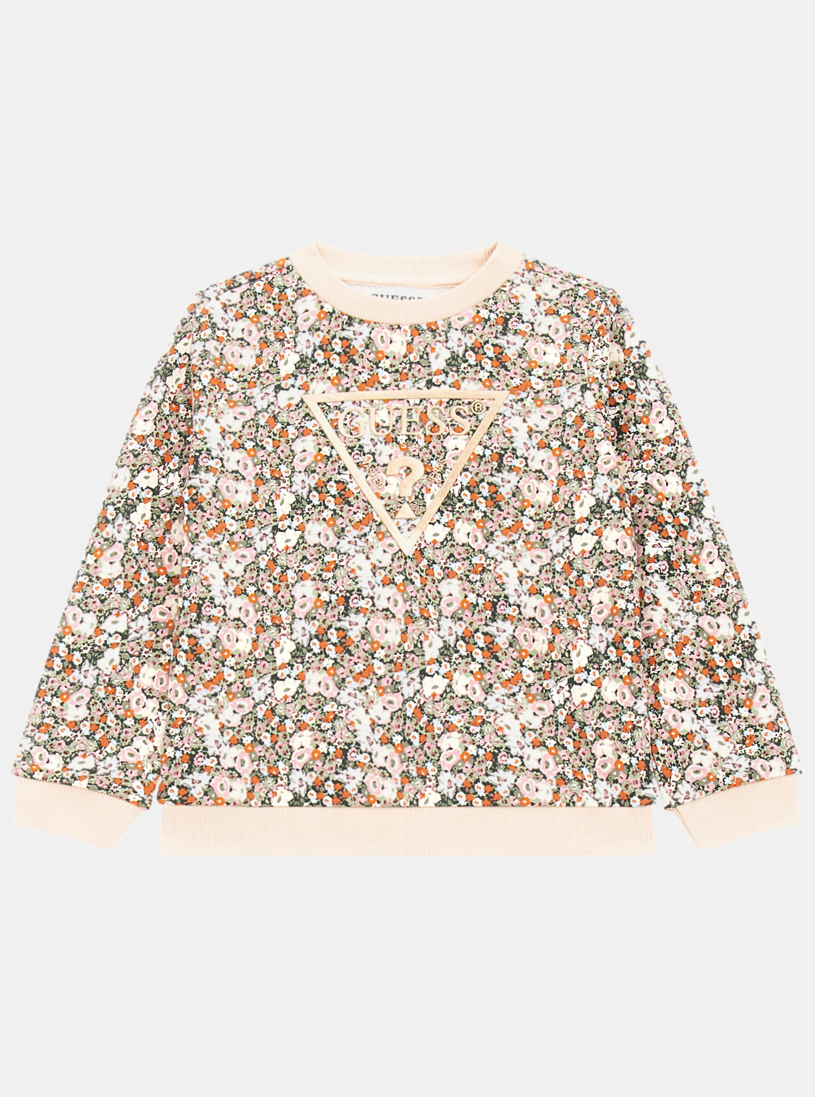 Floral Blush Logo Long Sleeve Jumper (2-7)