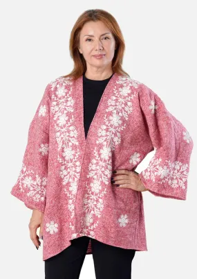 Floral Embroidered Kimono