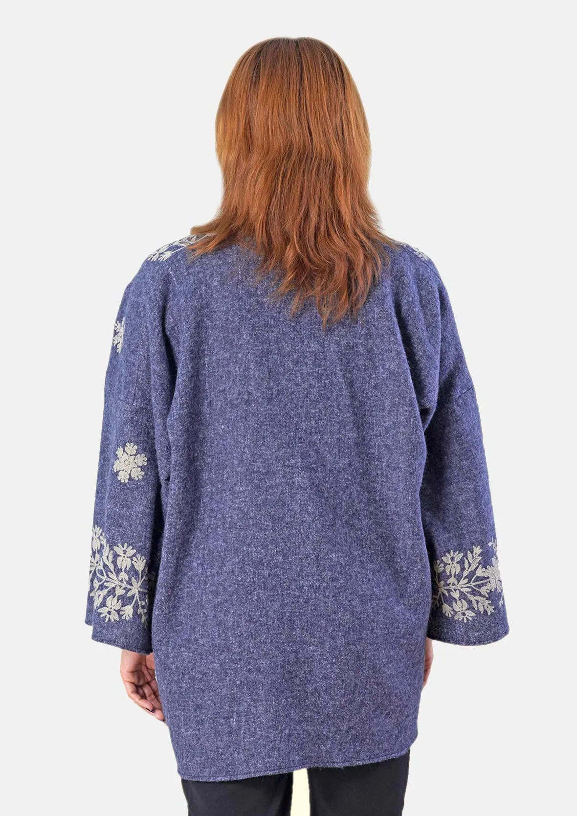 Floral Embroidered Kimono