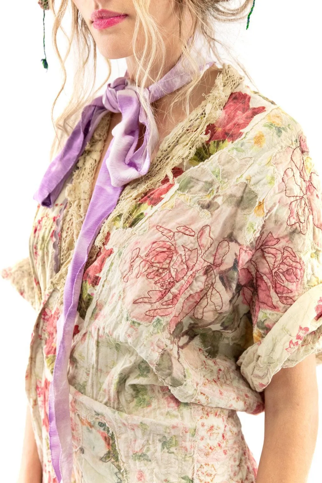 Floral Patchwork Vijji Kimono