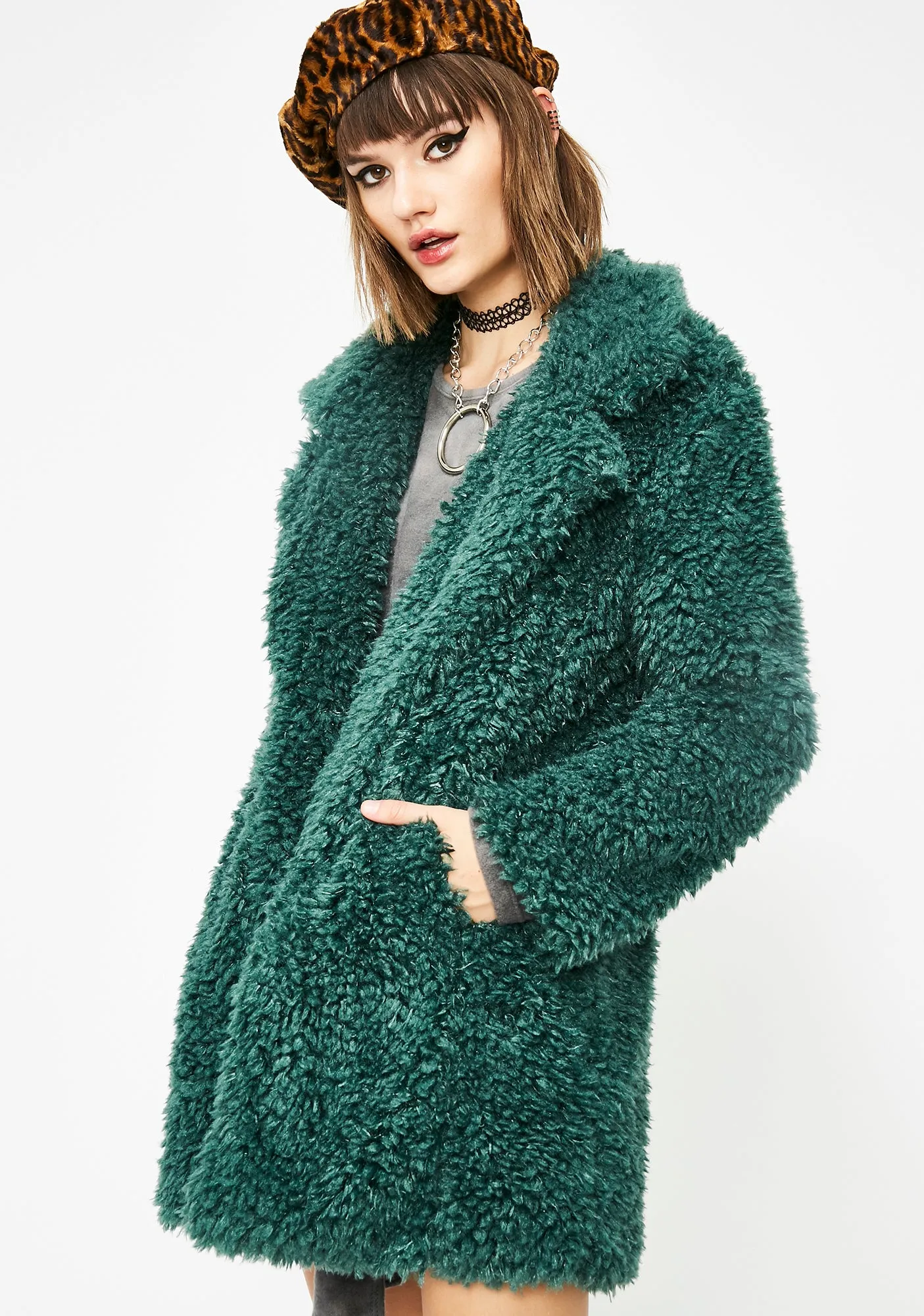 Forest Wanderer Fuzzy Coat