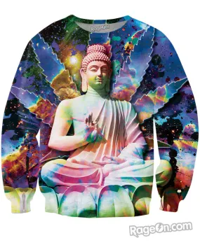 Galactic Buddha Crewneck Sweatshirt