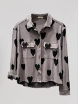 Heart Shirt Jacket *L*