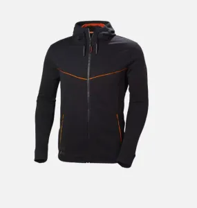 Helly Hansen Chelsea Evolution Hoodie Grey Black Orange 79197 - 990