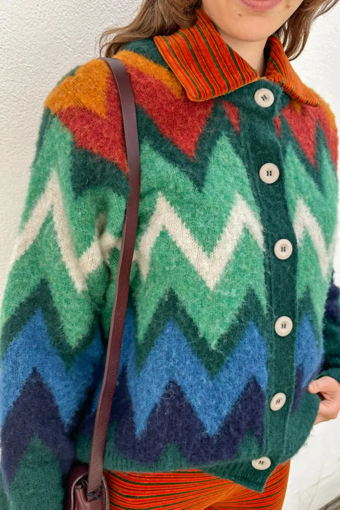 Howlin Frozen Laughter Forest Cardigan