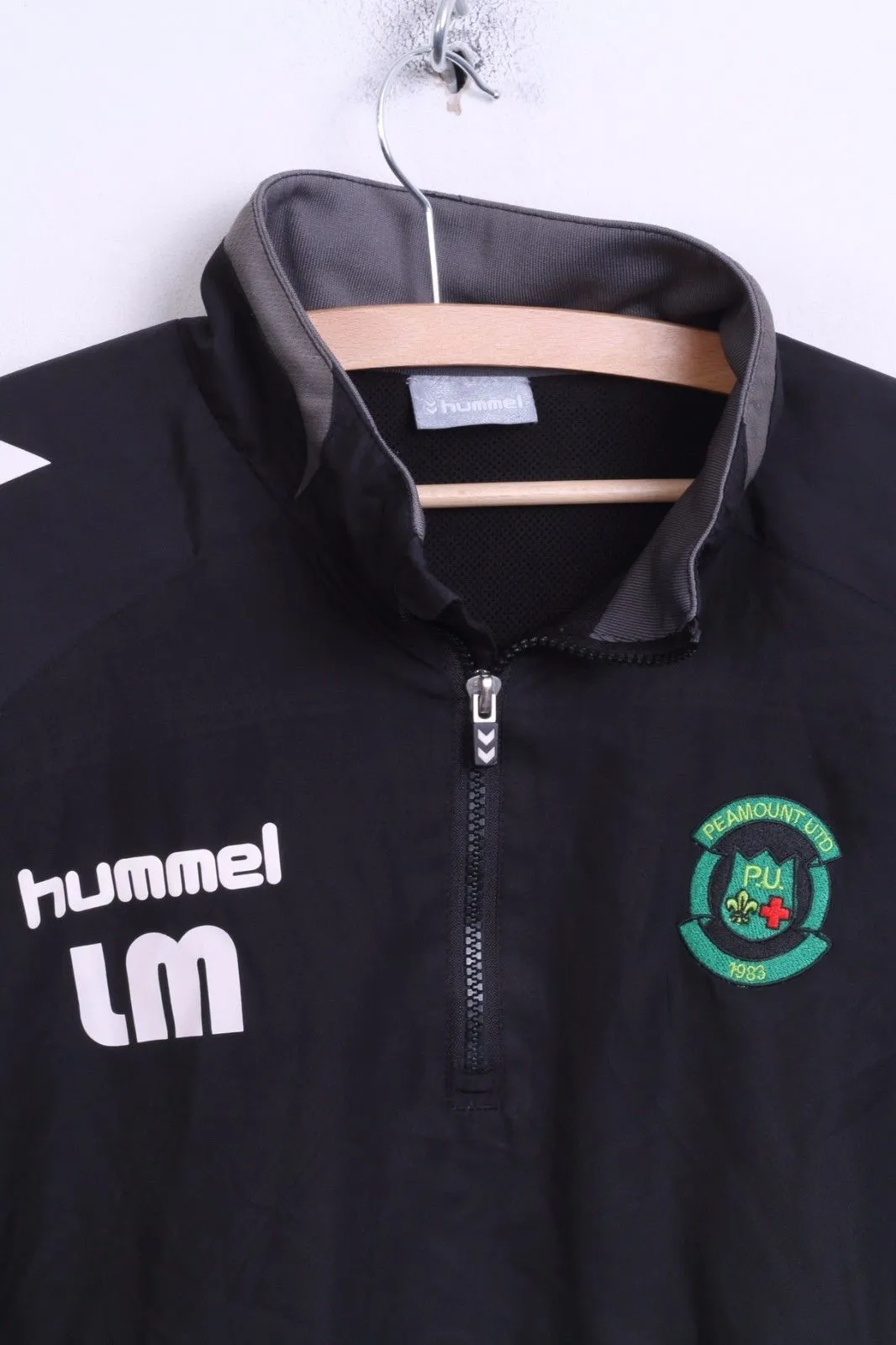 Hummel Peamount Utd. Mens S Track Top Jacket Black Football Club