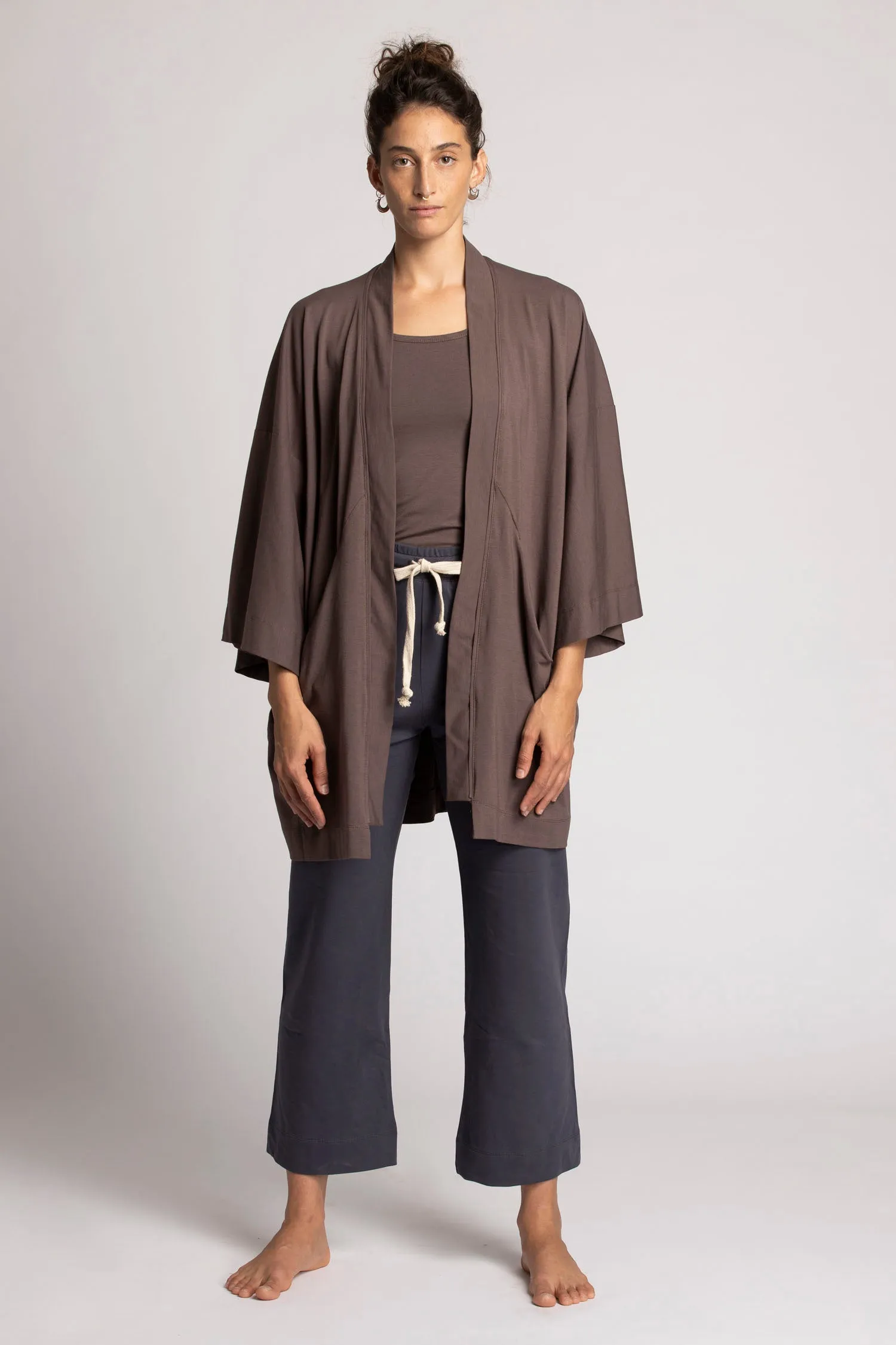 I'mPerfect Soft Modal Lounge Kimono Cardigan 25%off