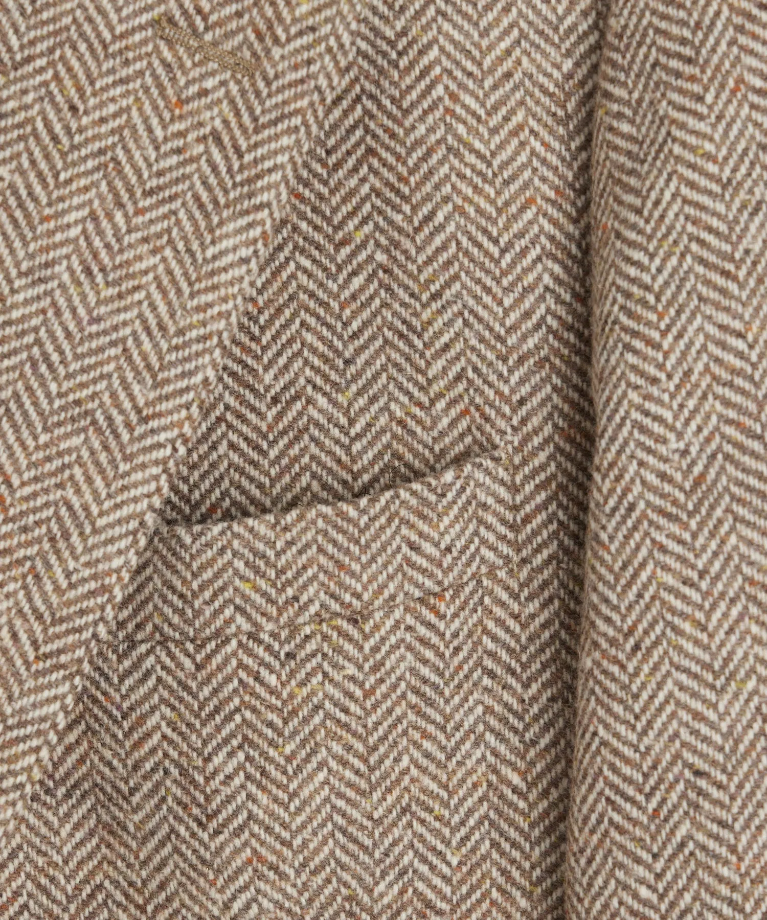 Italian Donegal Madison Suit in Tan Herringbone