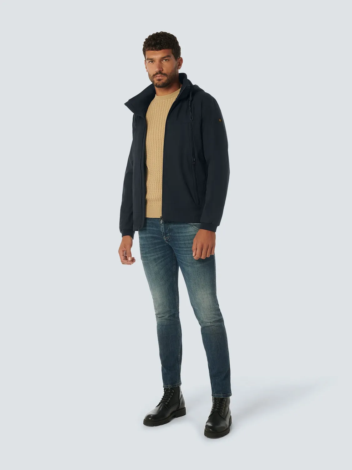 Jacket Mid Long Hooded | Night