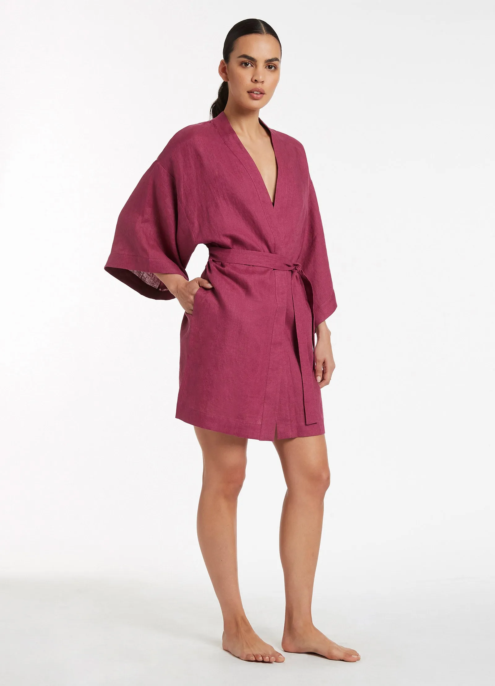 Jetset Beach Robe - Orchid