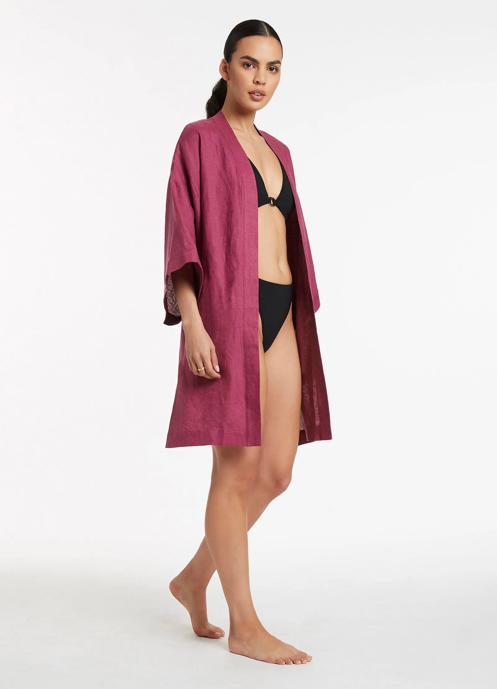 Jetset Beach Robe - Orchid