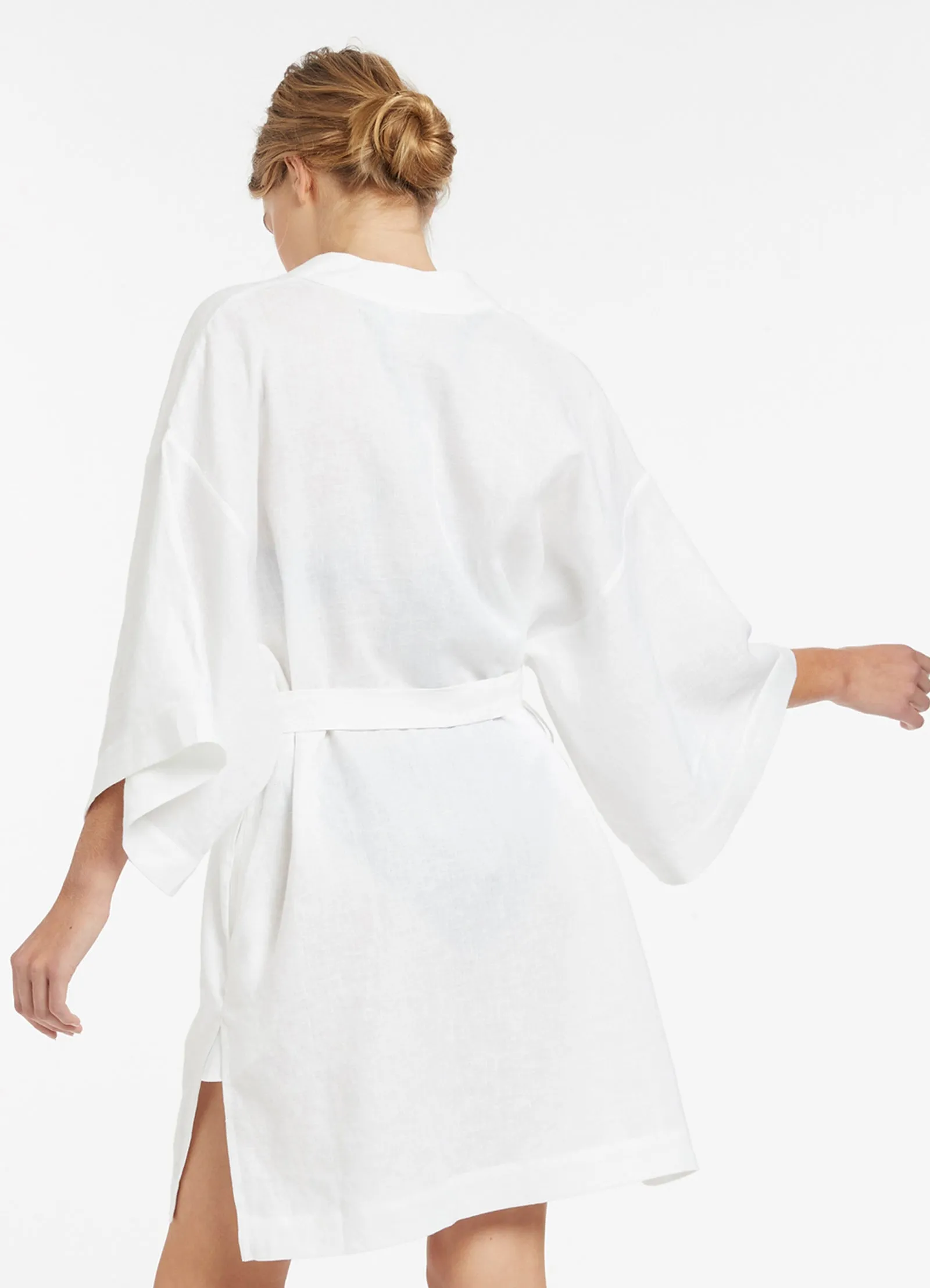 Jetset Beach Robe - White